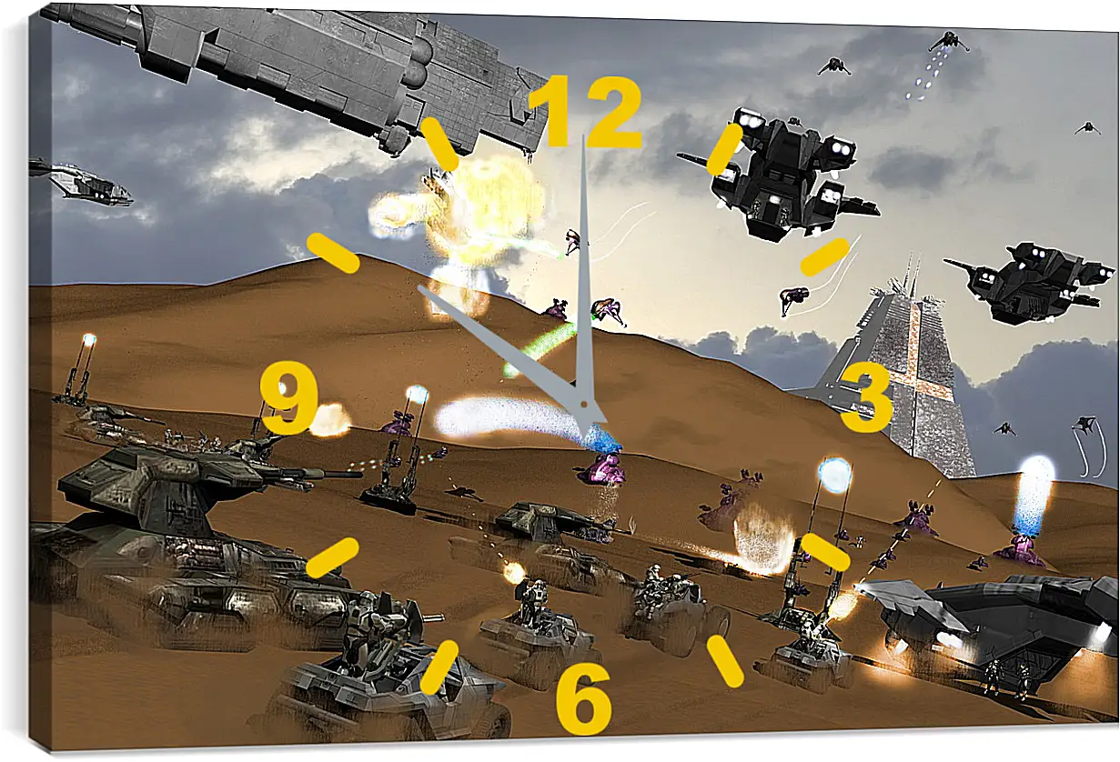 Часы картина - Halo