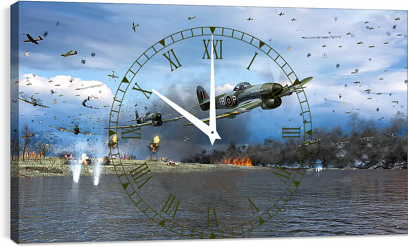 Часы картина - World Of Warplanes
