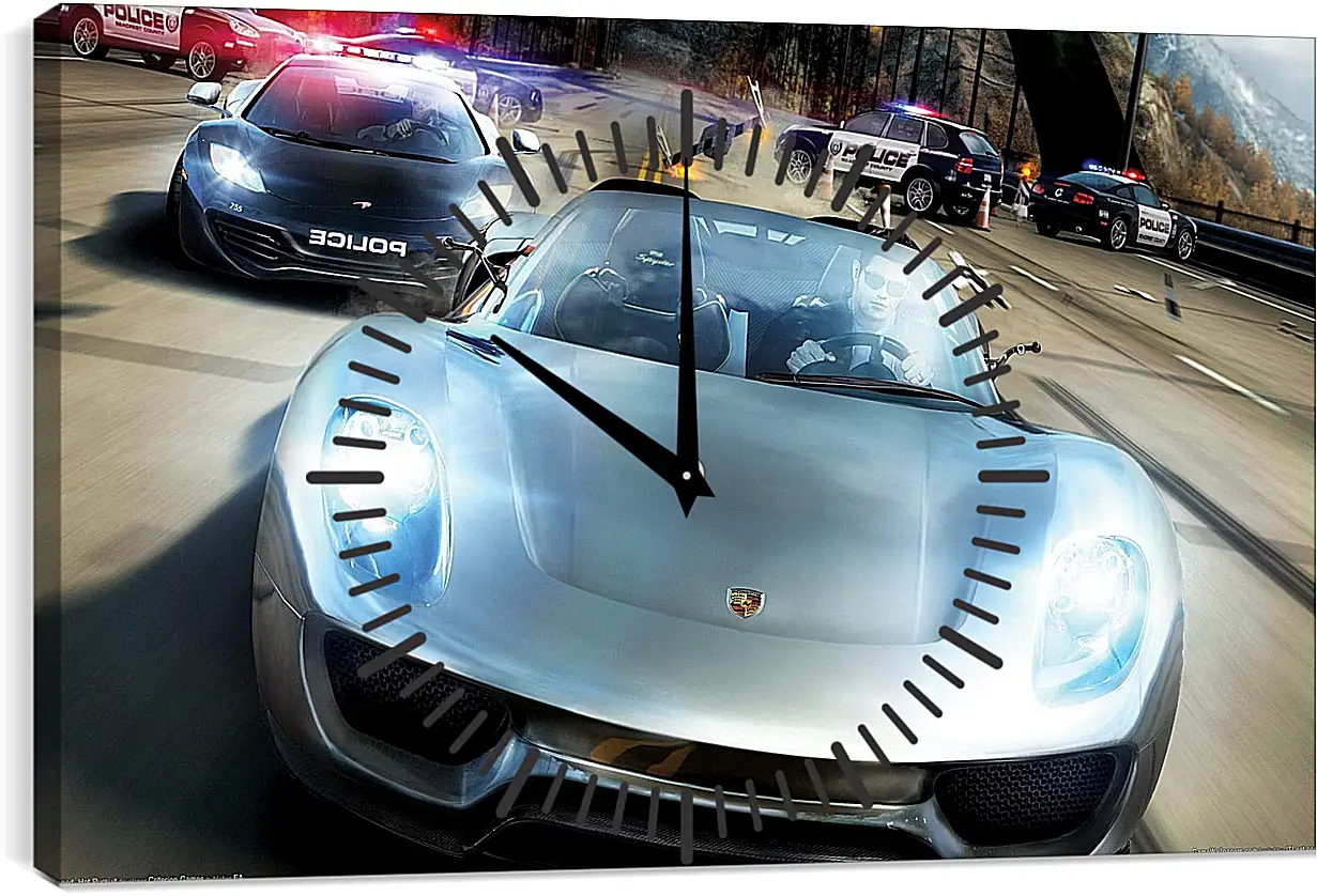 Часы картина - Need For Speed: Hot Pursuit
