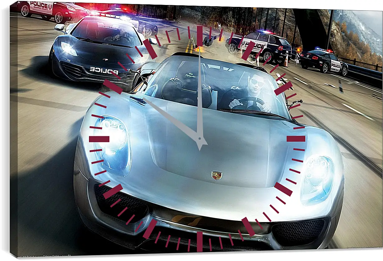 Часы картина - Need For Speed: Hot Pursuit
