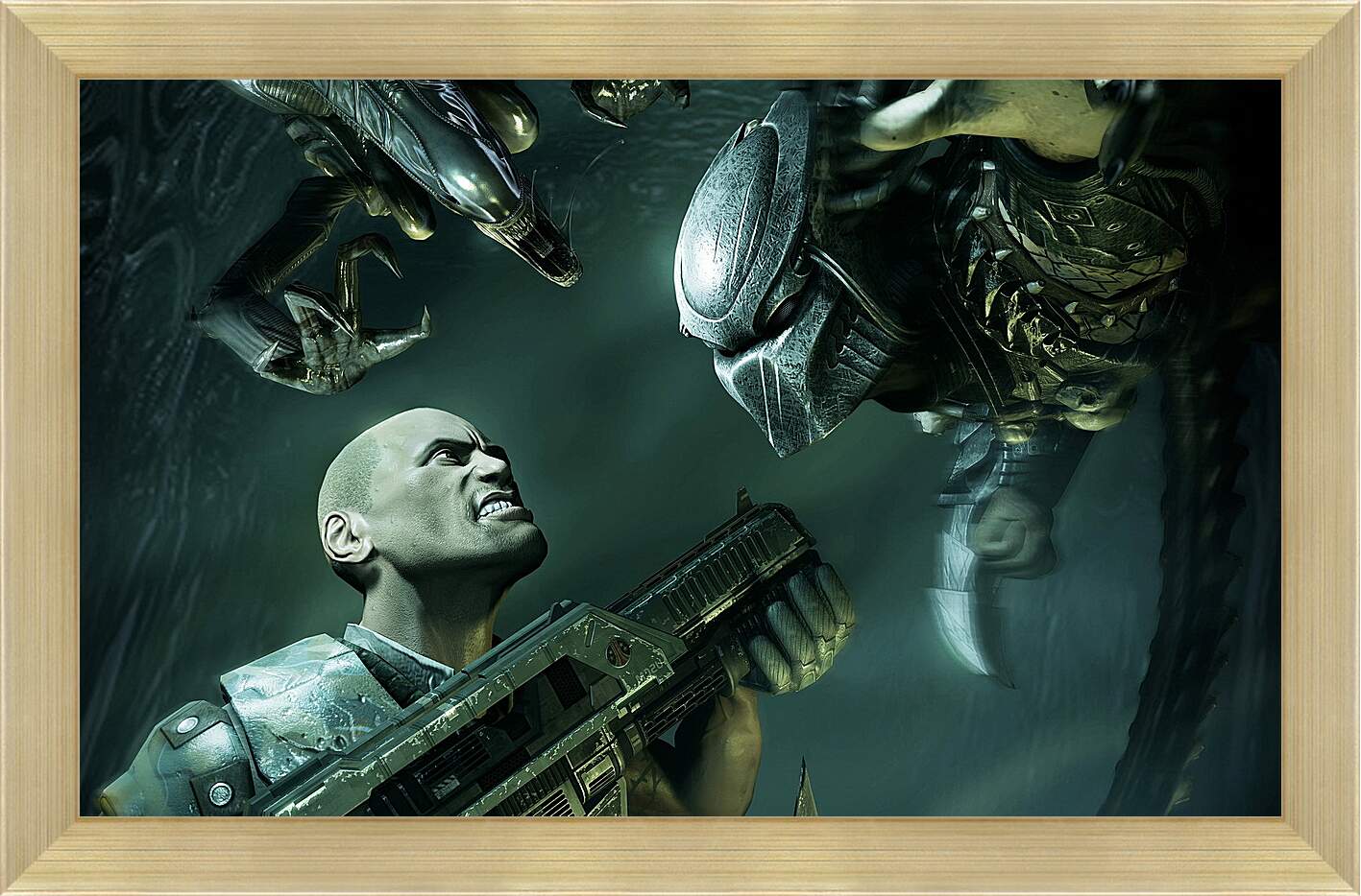 Картина в раме - Aliens Vs. Predator
