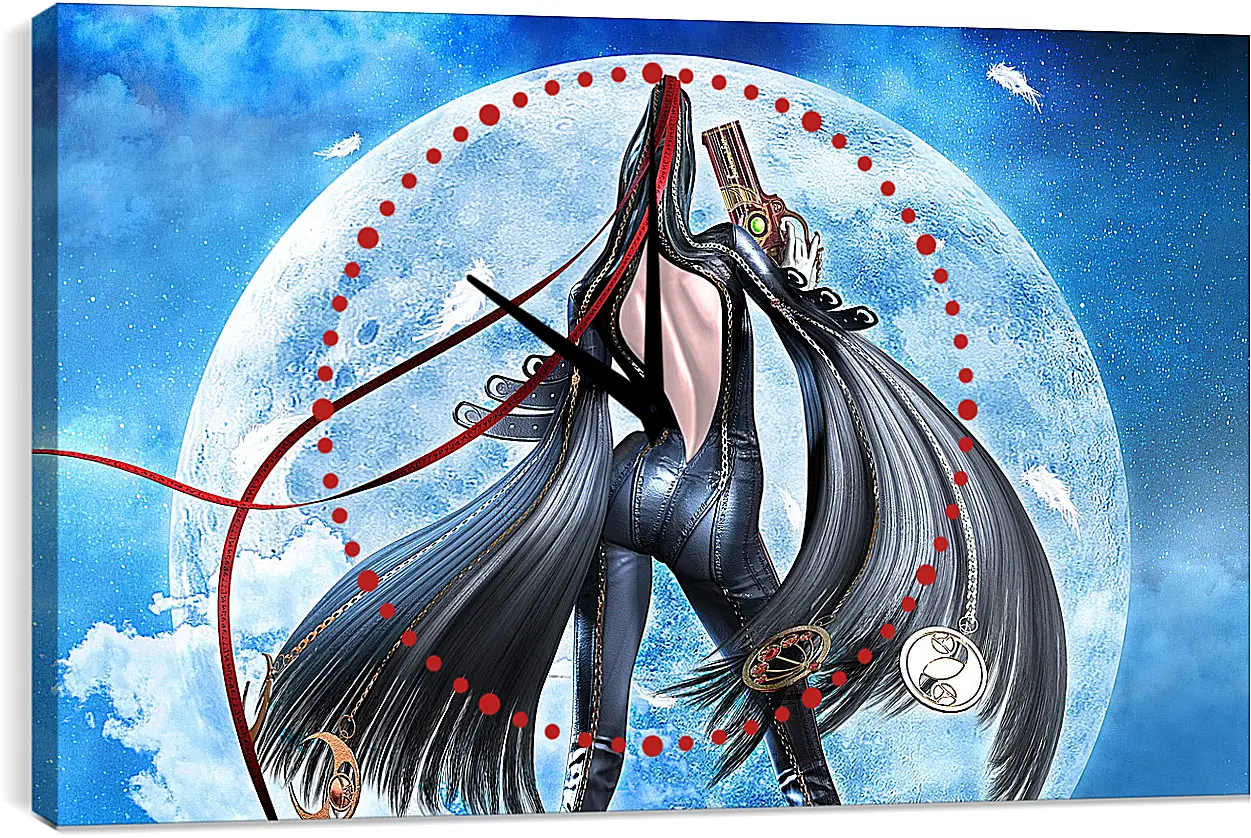 Часы картина - Bayonetta
