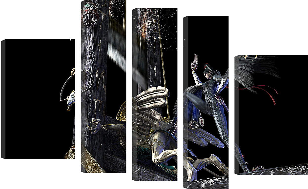 Модульная картина - Bayonetta
