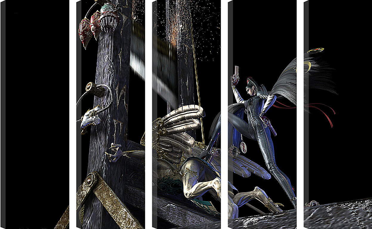 Модульная картина - Bayonetta
