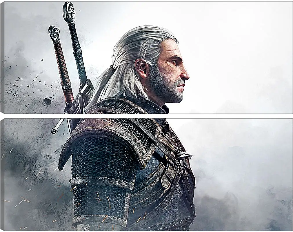 Модульная картина - The Witcher 3 (Ведьмак), Геральт перед боем