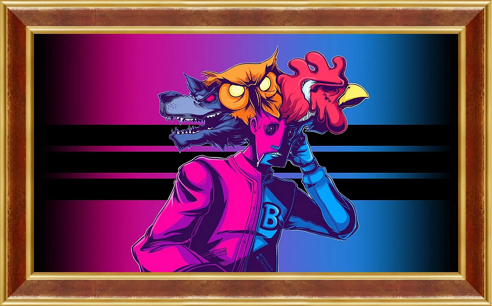 Картина в раме - Hotline Miami
