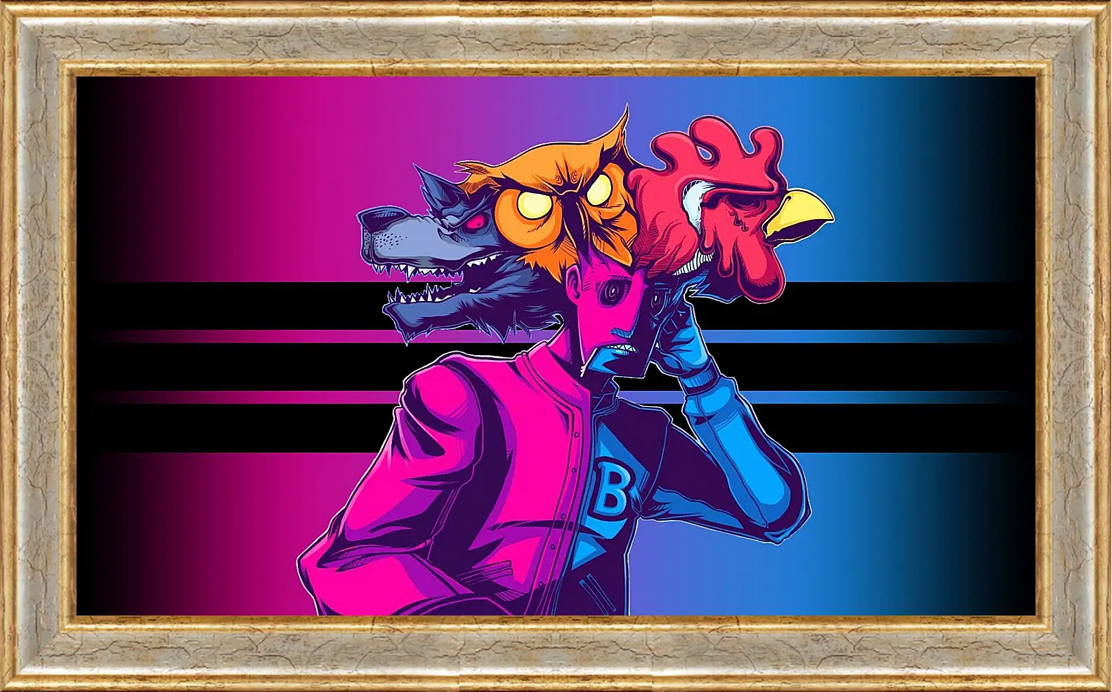 Картина в раме - Hotline Miami
