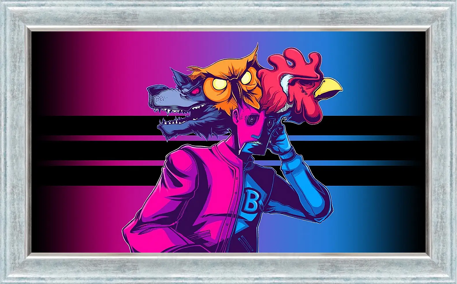 Картина в раме - Hotline Miami
