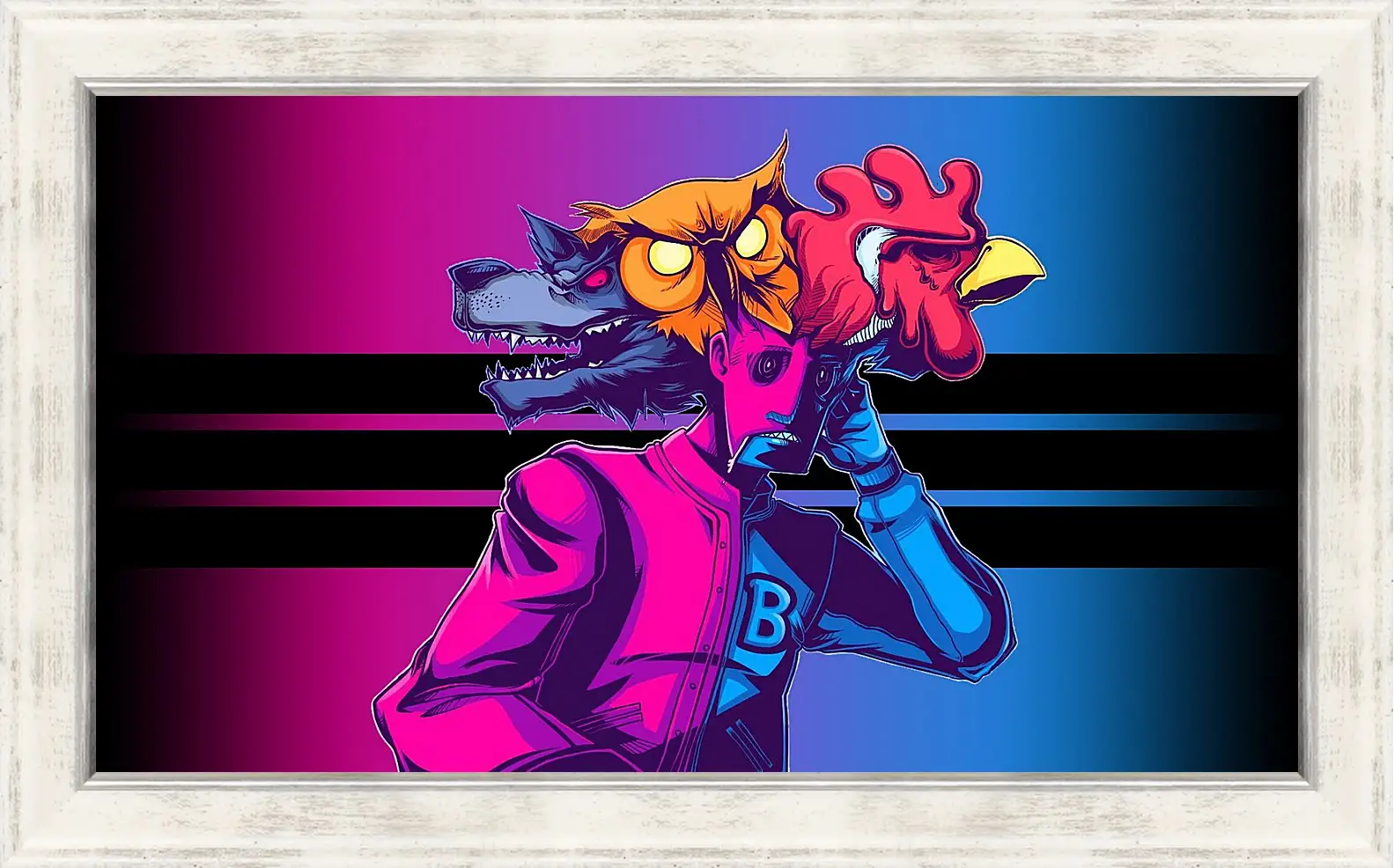 Картина в раме - Hotline Miami
