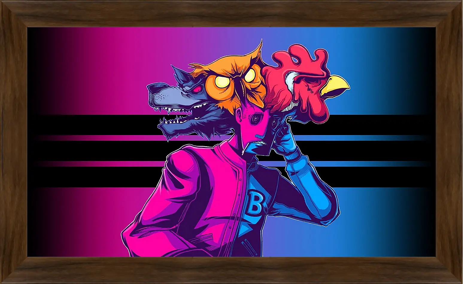 Картина в раме - Hotline Miami
