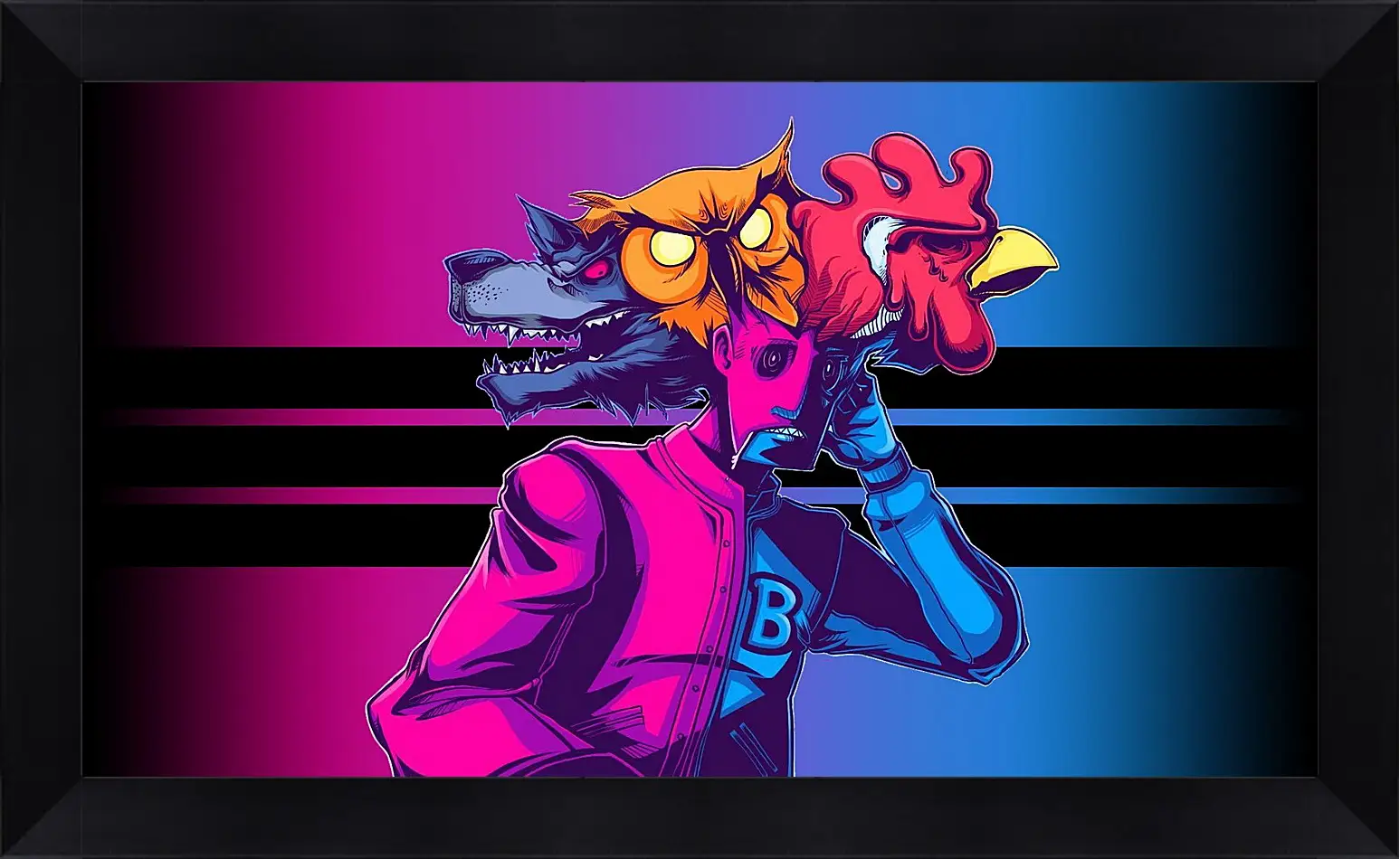 Картина в раме - Hotline Miami
