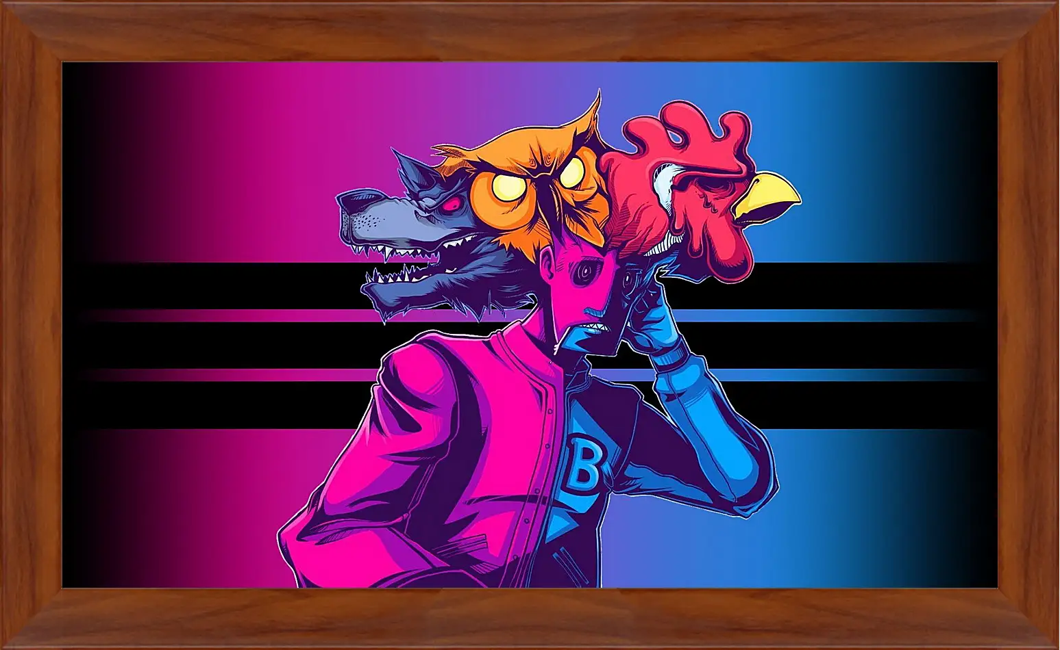 Картина в раме - Hotline Miami
