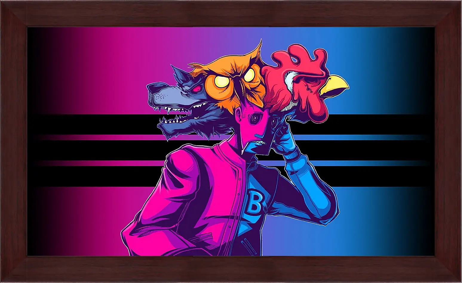 Картина в раме - Hotline Miami
