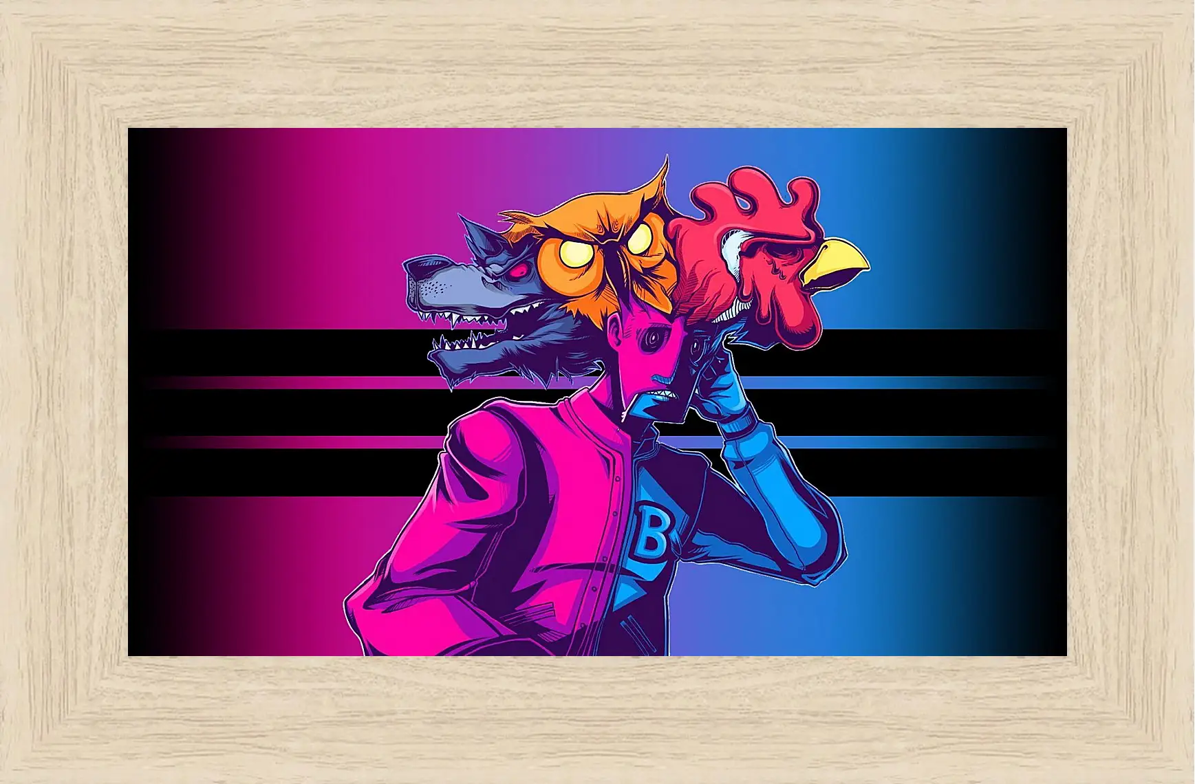 Картина в раме - Hotline Miami
