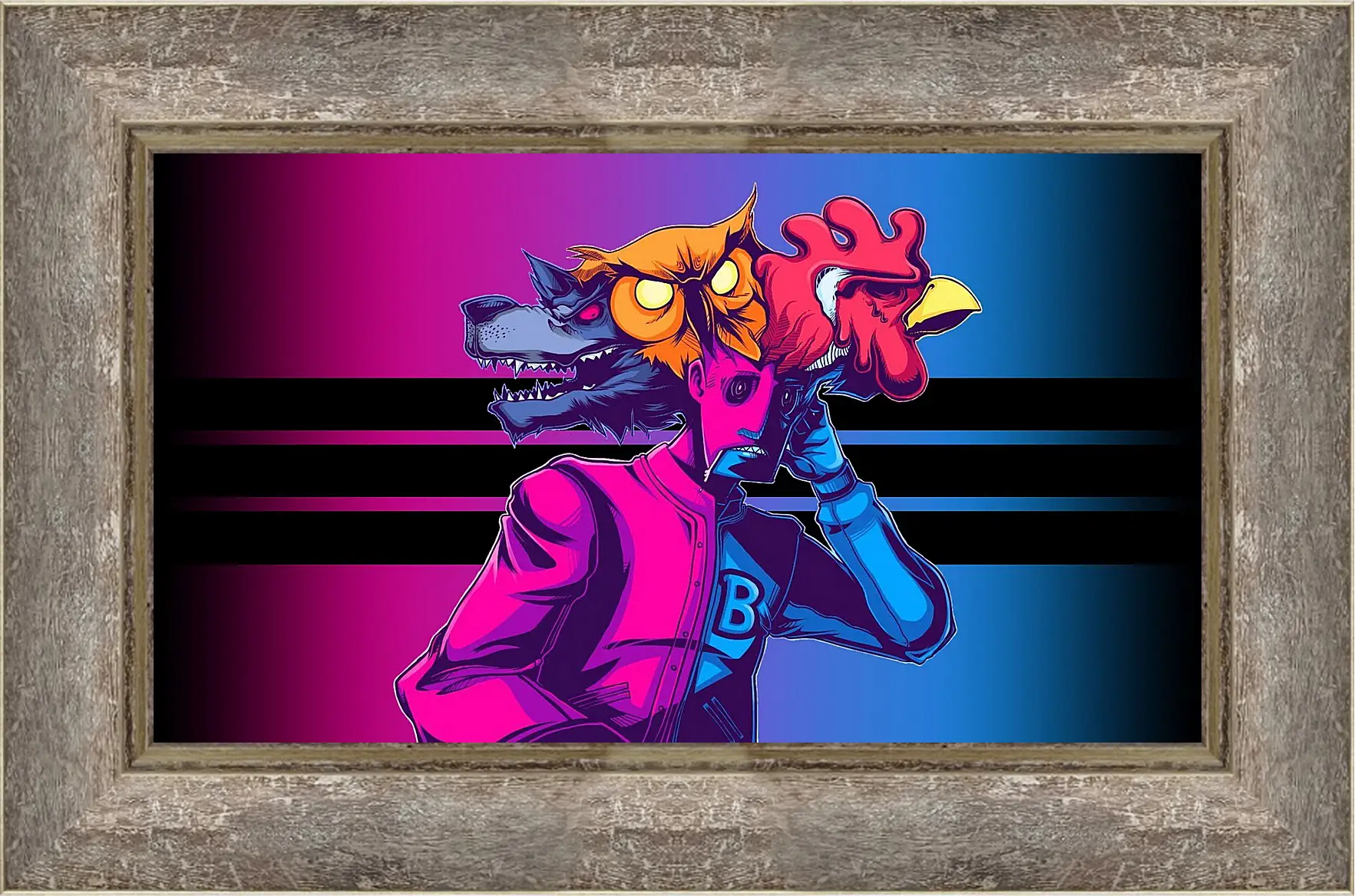 Картина в раме - Hotline Miami
