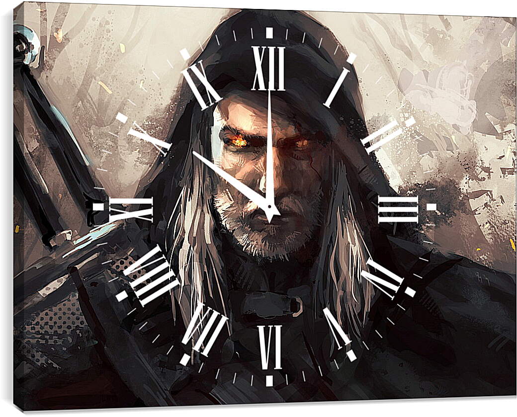 Часы картина - The Witcher (Ведьмак), Геральт охотник на монстров