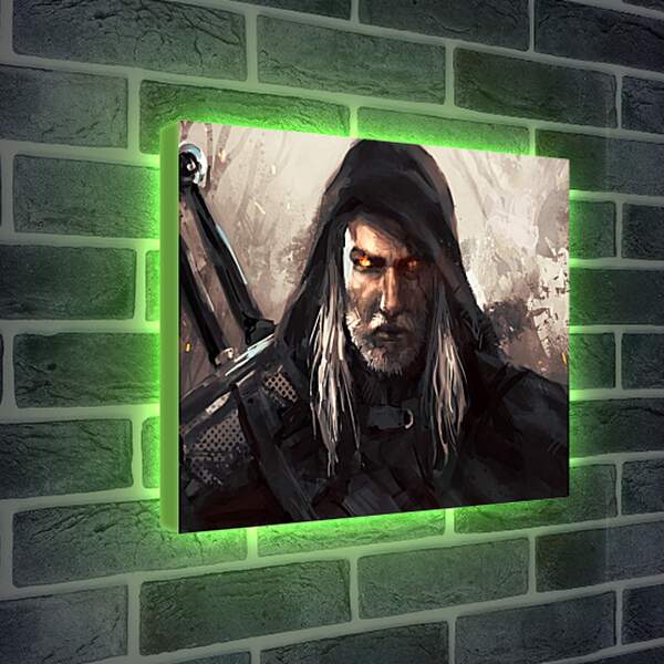 Лайтбокс световая панель - The Witcher (Ведьмак), Геральт охотник на монстров