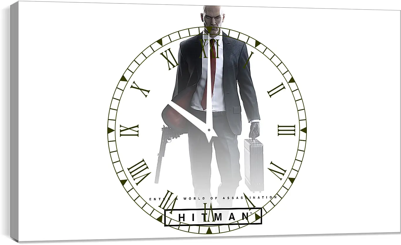 Часы картина - Hitman (2016)
