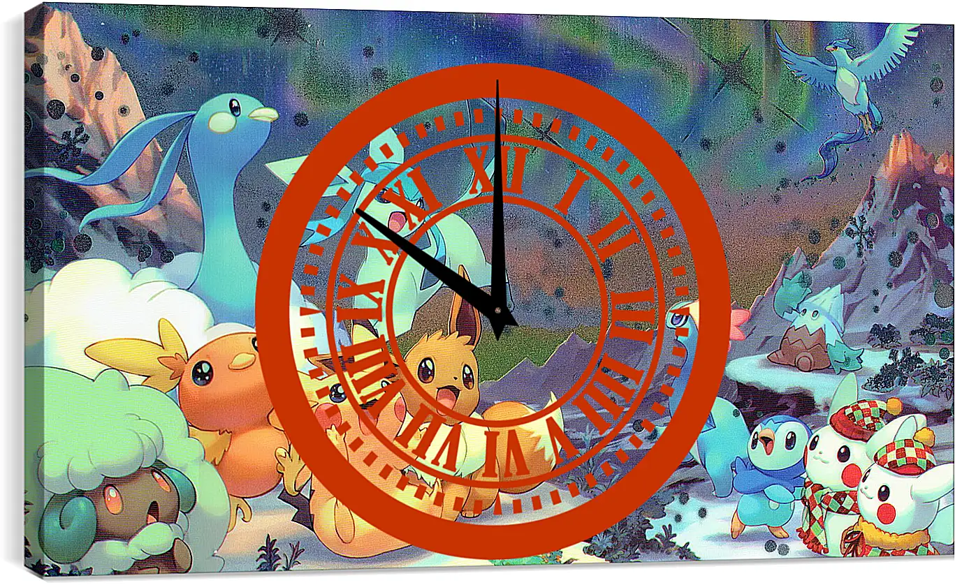 Часы картина - Pokemon
