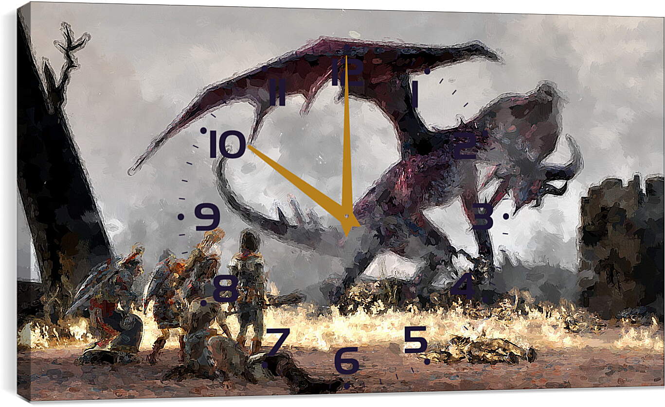Часы картина - Dragon Age II

