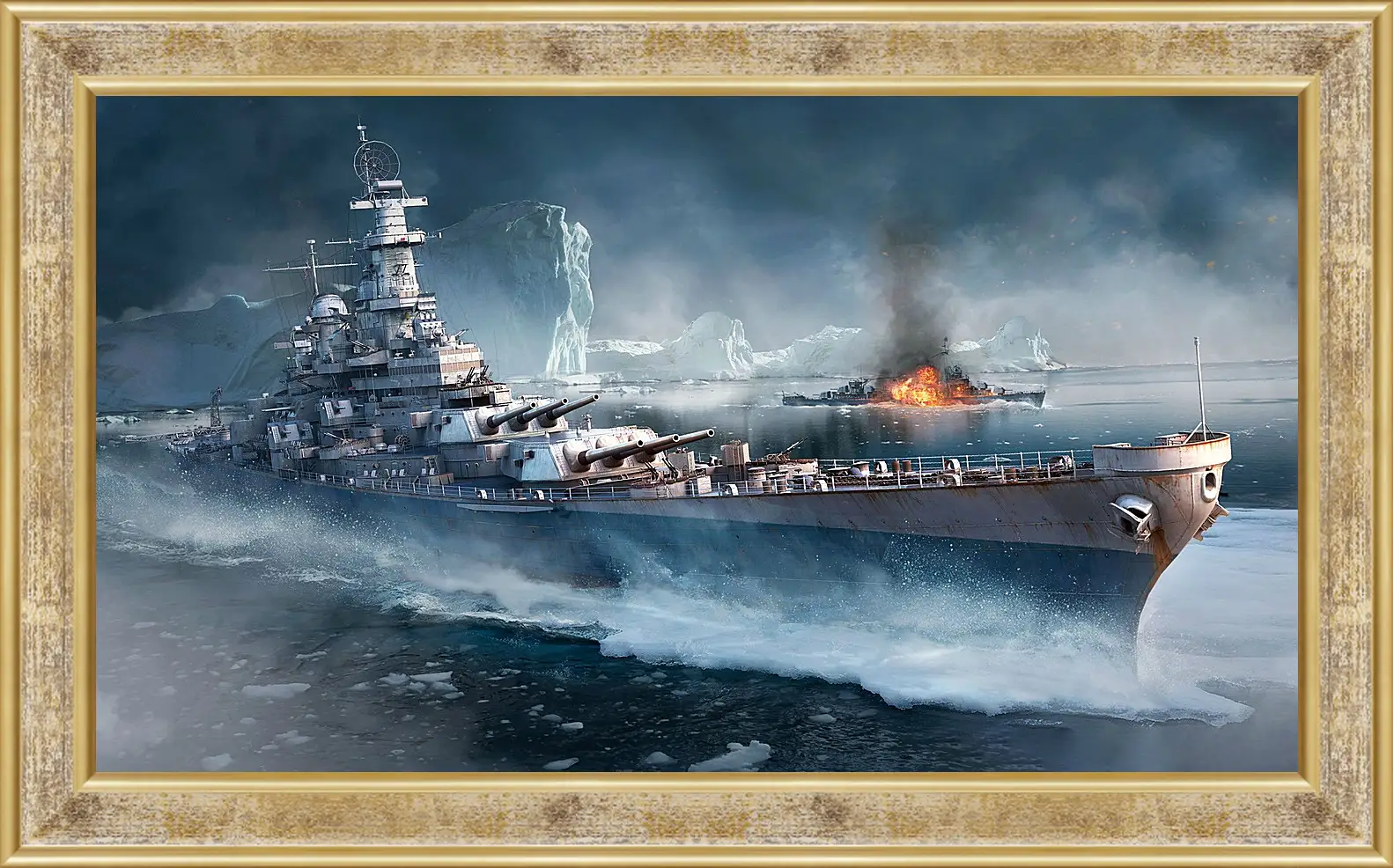 Картина в раме - World Of Warships