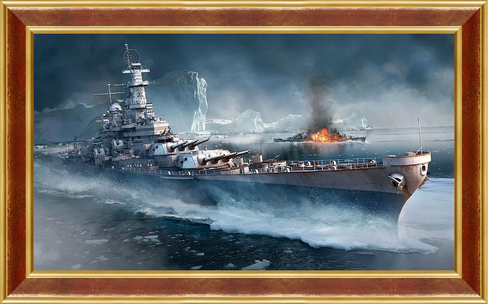 Картина в раме - World Of Warships