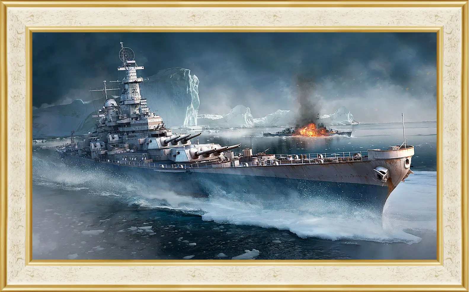 Картина в раме - World Of Warships