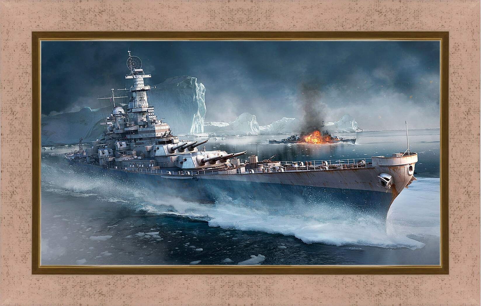 Картина в раме - World Of Warships