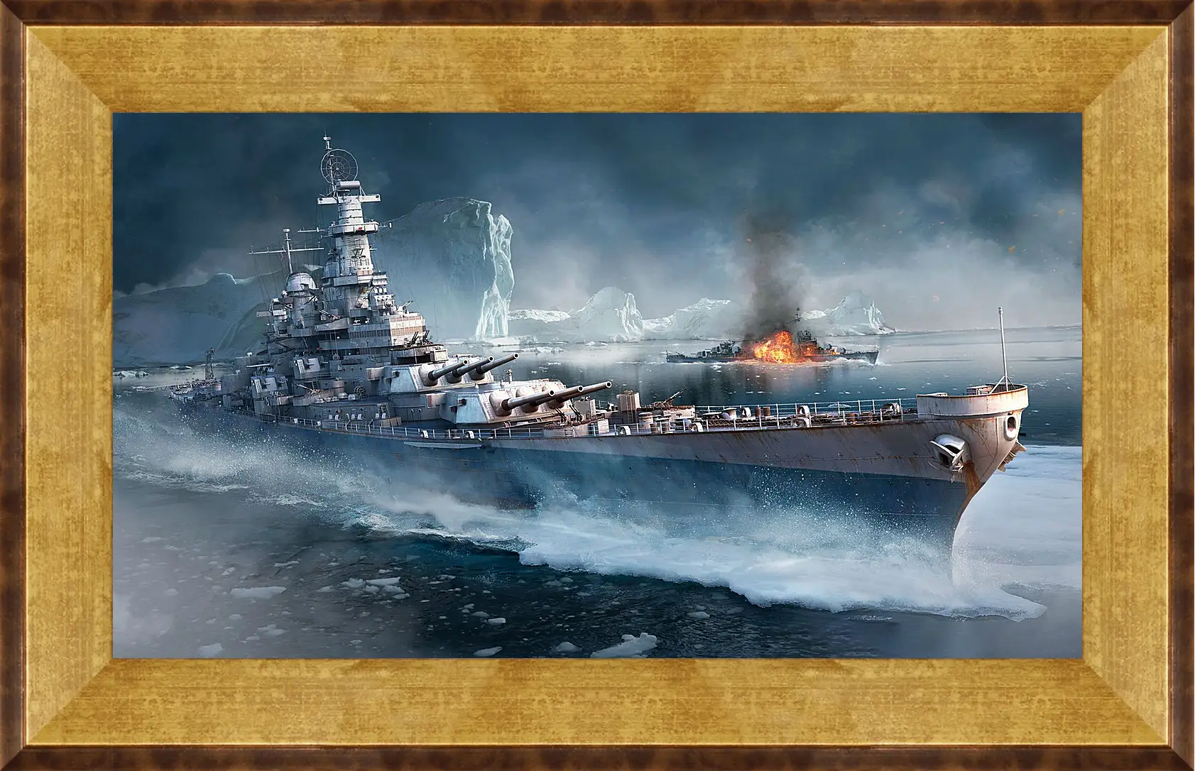 Картина в раме - World Of Warships