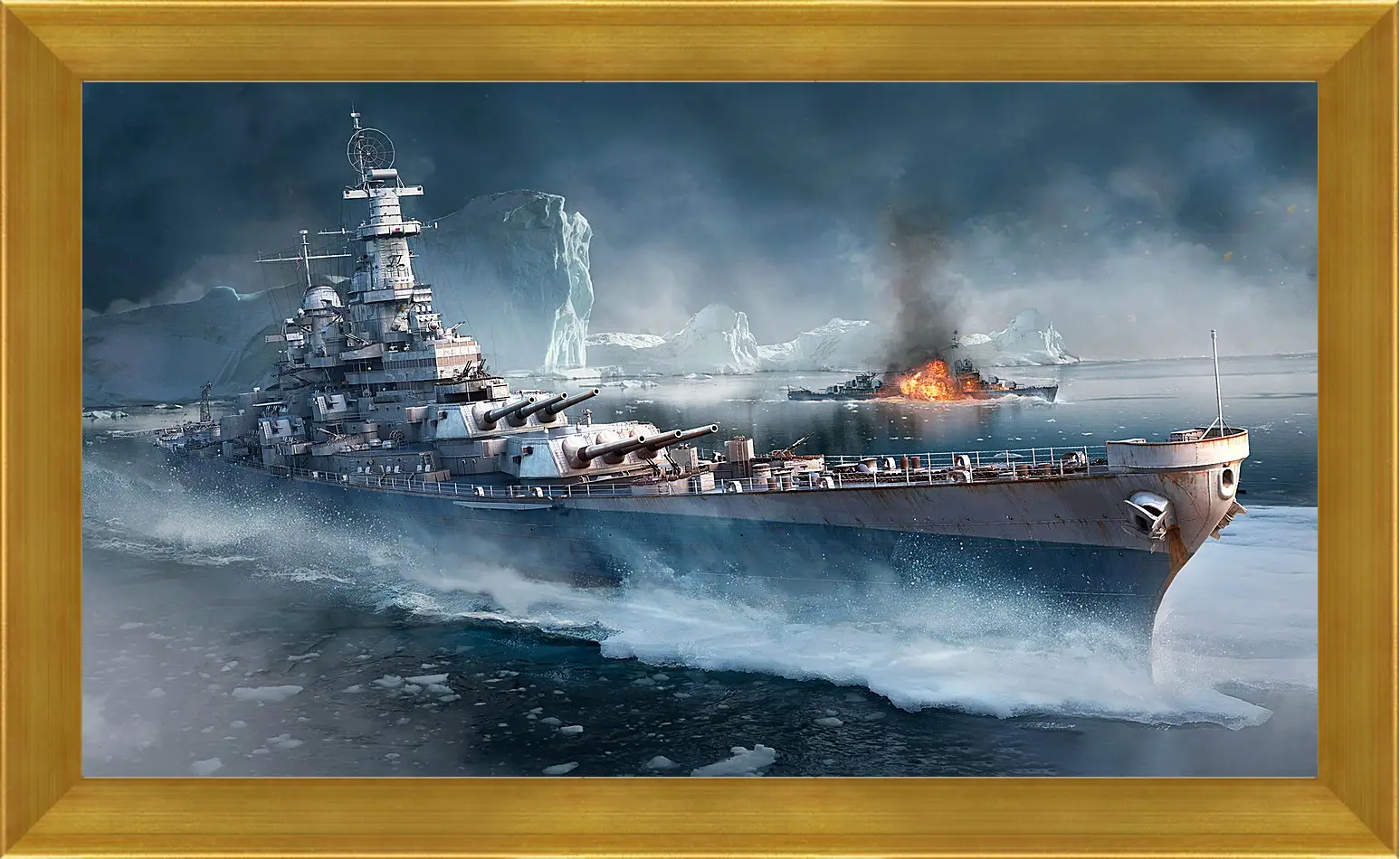 Картина в раме - World Of Warships