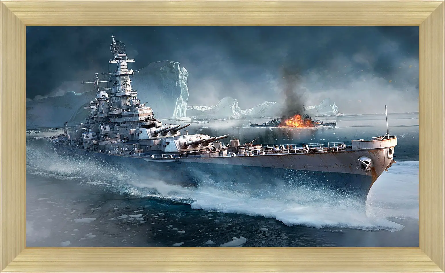 Картина в раме - World Of Warships