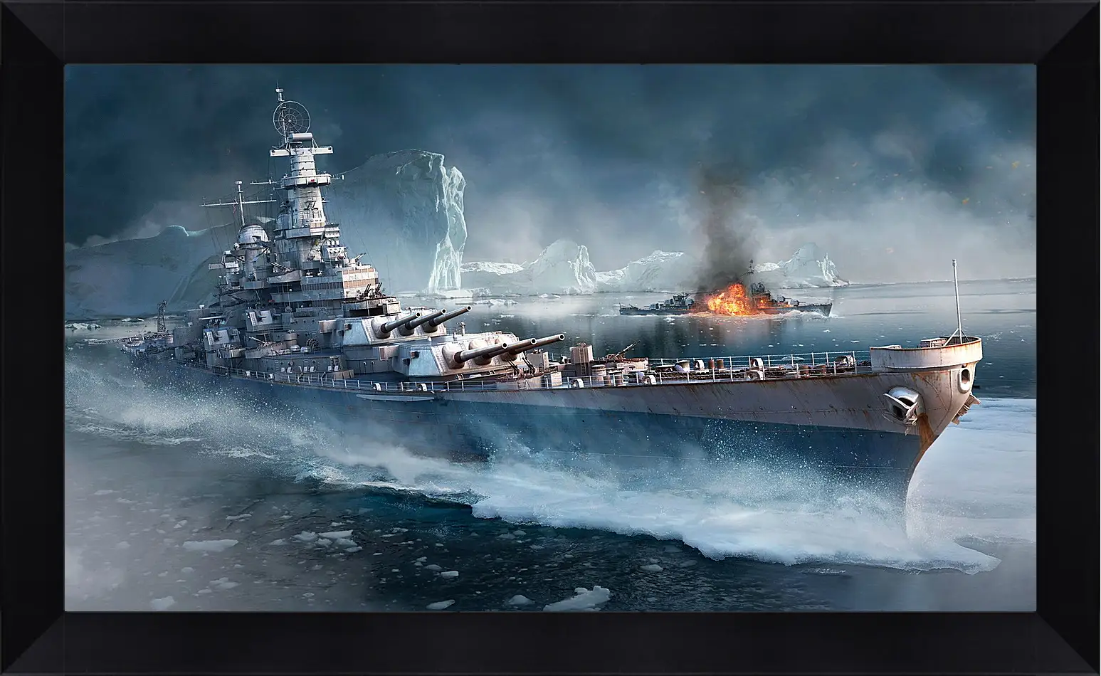 Картина в раме - World Of Warships