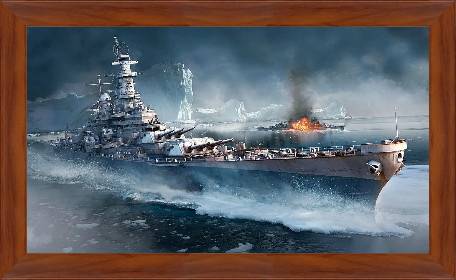 Картина в раме - World Of Warships