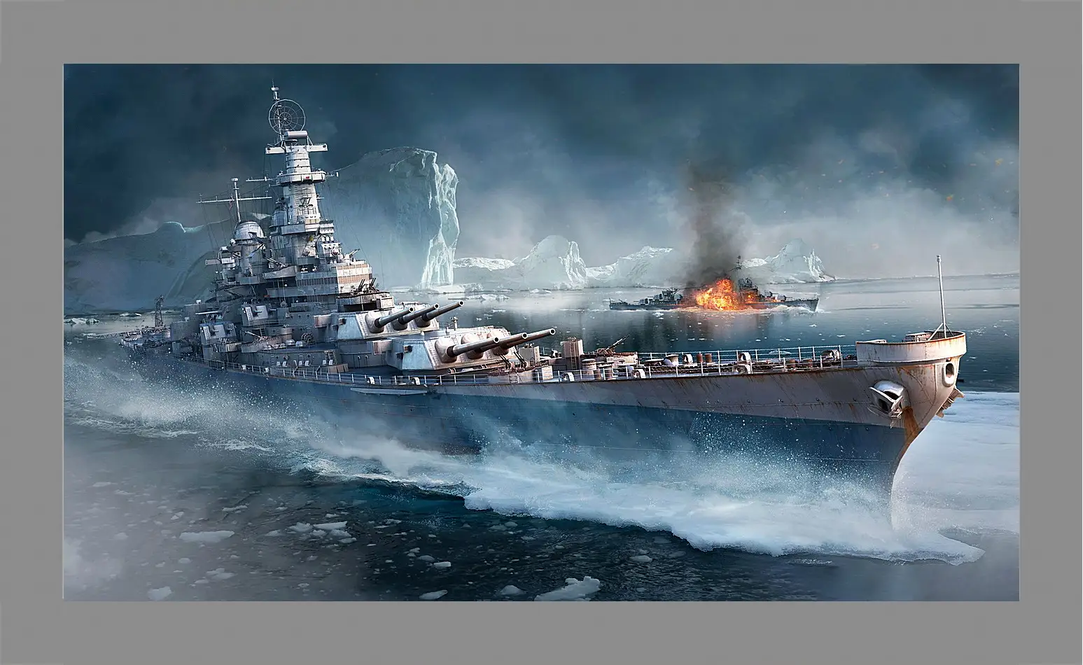 Картина в раме - World Of Warships