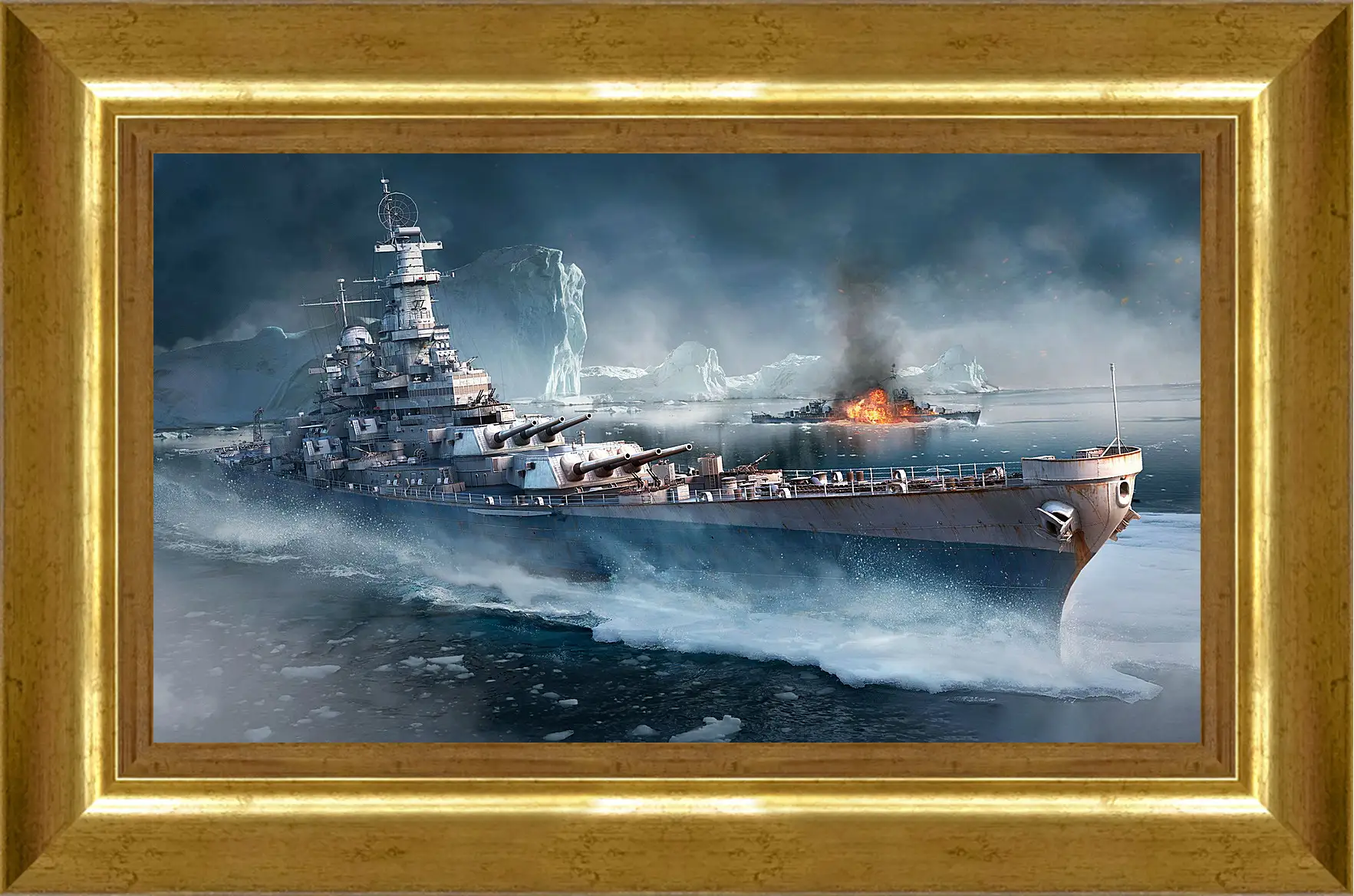 Картина в раме - World Of Warships