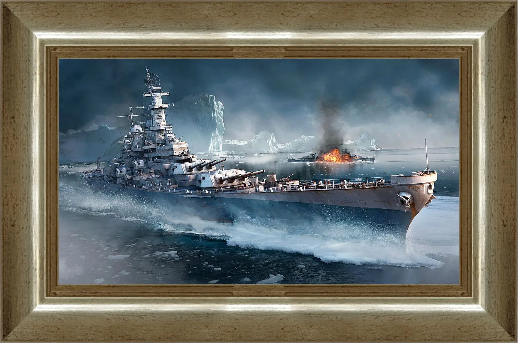 Картина в раме - World Of Warships