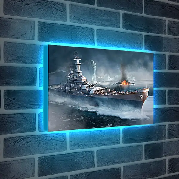 Лайтбокс световая панель - World Of Warships