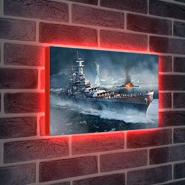 Лайтбокс световая панель - World Of Warships