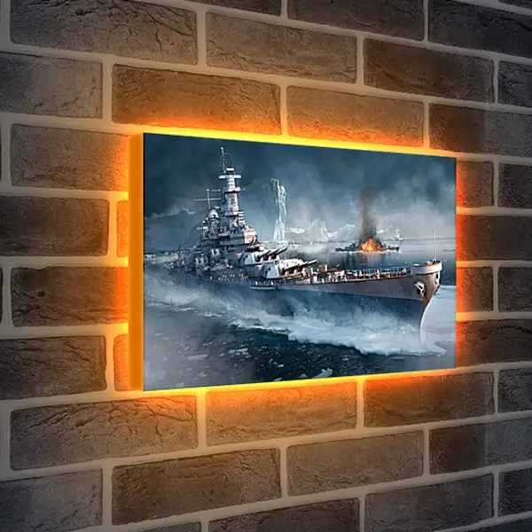 Лайтбокс световая панель - World Of Warships