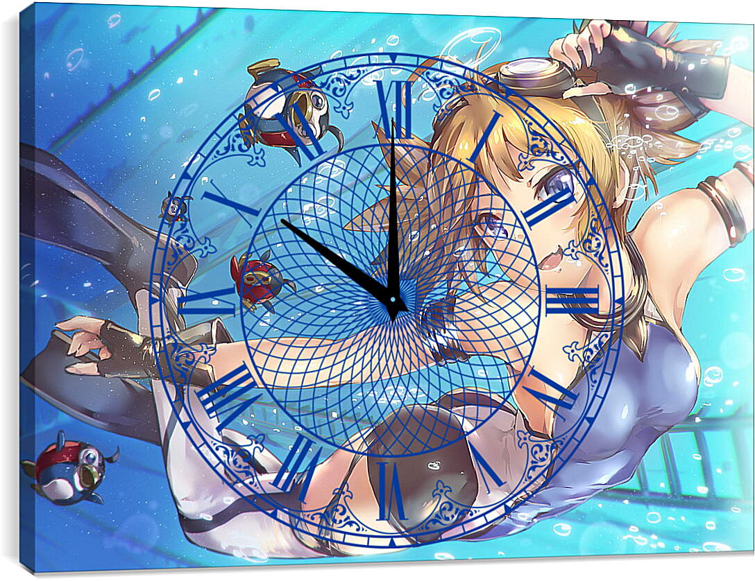 Часы картина - Grand Blue Fantasy
