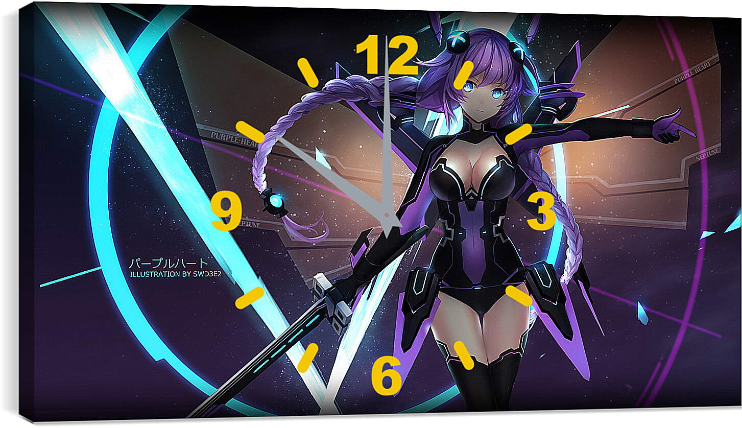 Часы картина - Hyperdimension Neptunia
