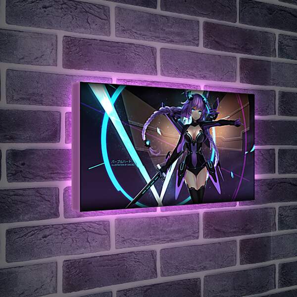 Лайтбокс световая панель - Hyperdimension Neptunia
