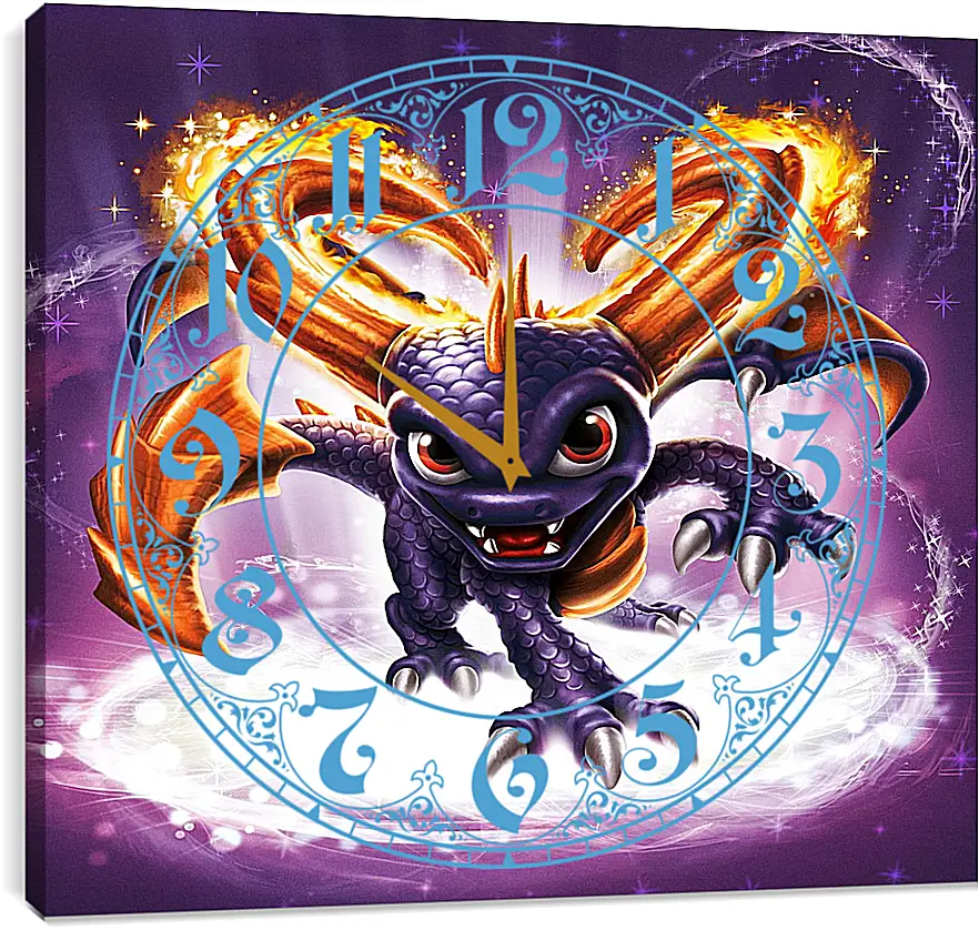 Часы картина - Spyro The Dragon

