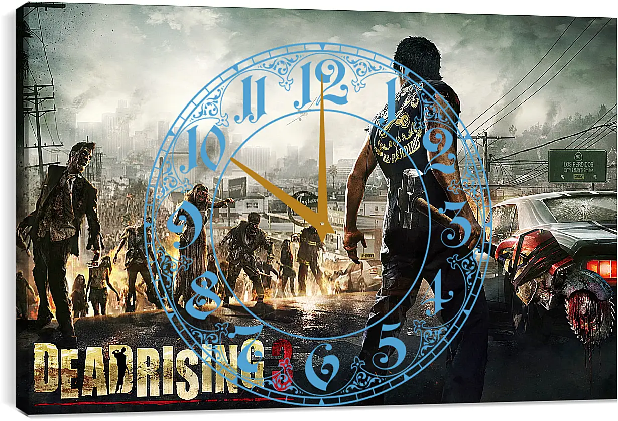 Часы картина - Dead Rising 3
