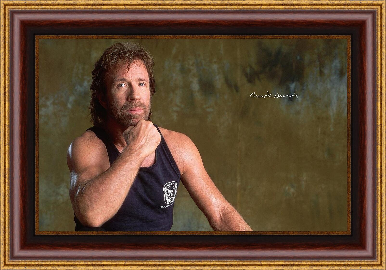 Картина в раме - Чак Норрис. Chuck Norris