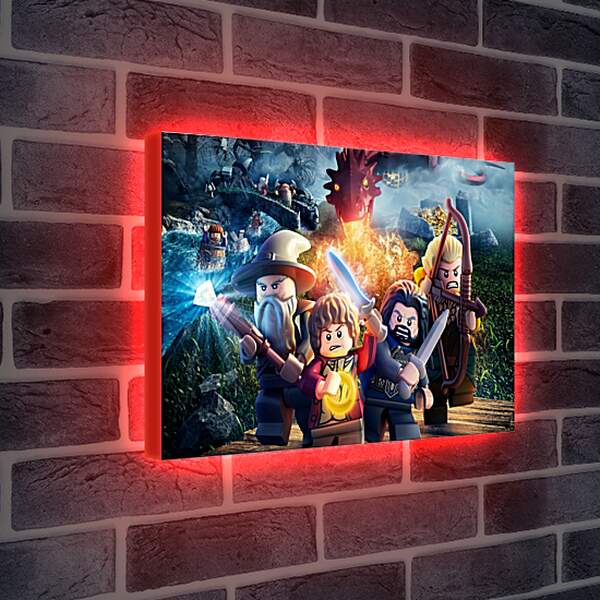 Лайтбокс световая панель - LEGO The Hobbit
