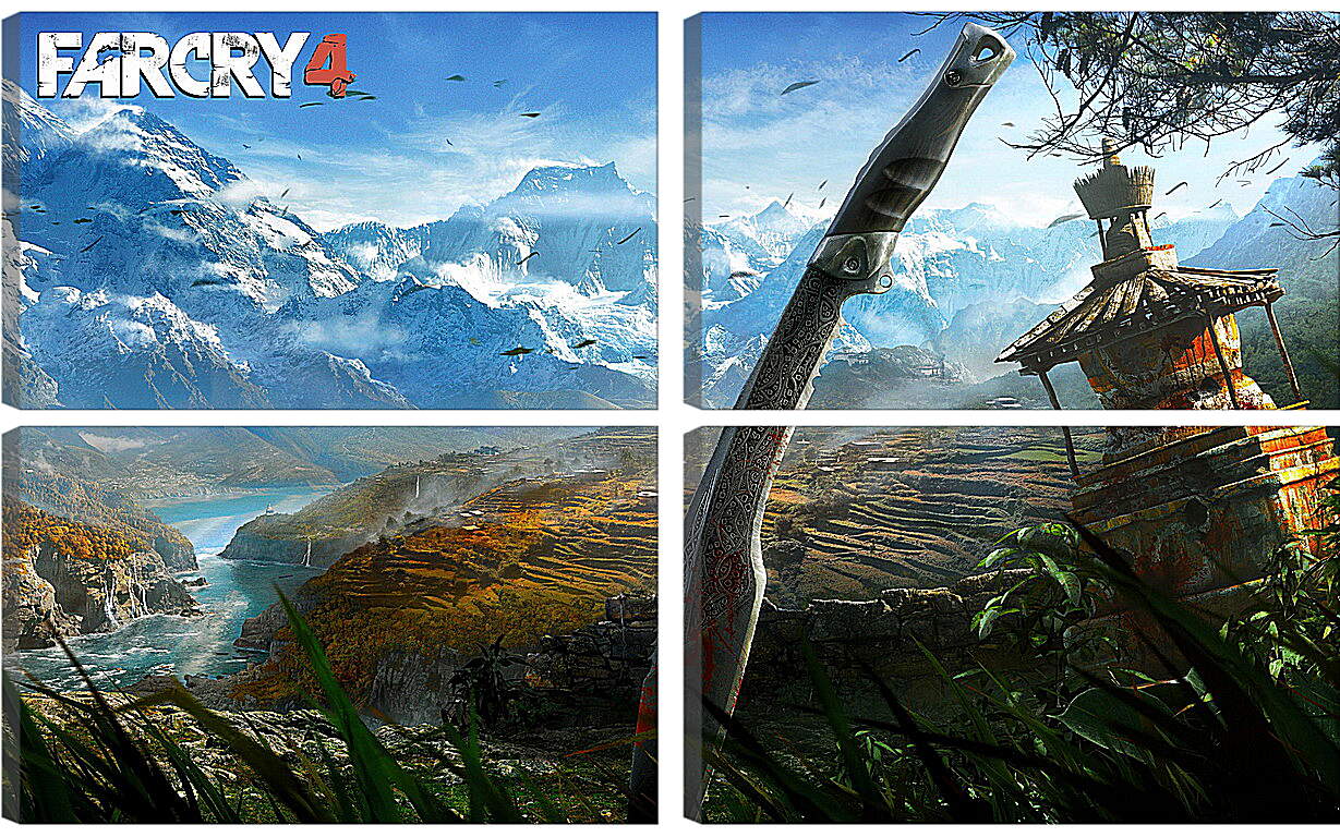 Модульная картина - Far Cry 4