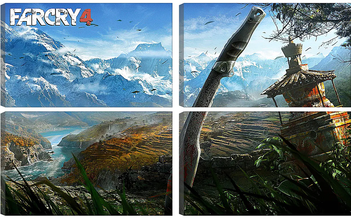 Модульная картина - Far Cry 4