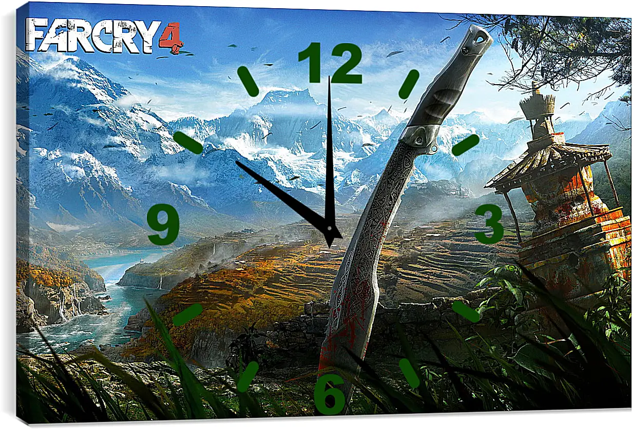 Часы картина - Far Cry 4