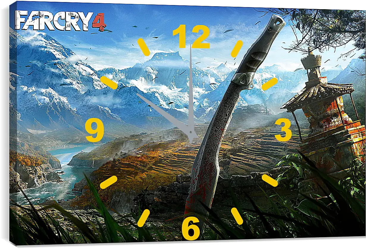 Часы картина - Far Cry 4